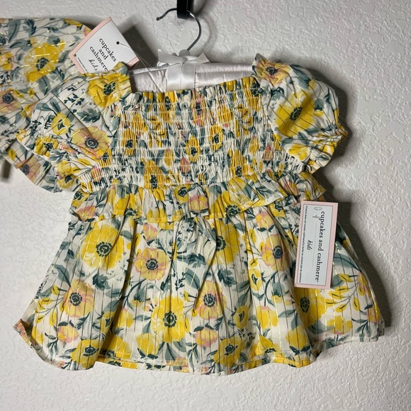 NWT cupcake & cashmere 6-9m 3 piece set. - Picture 2 of 8